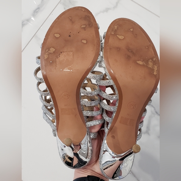 Michael Kors high heel open toe sandals - Picture 4 of 5